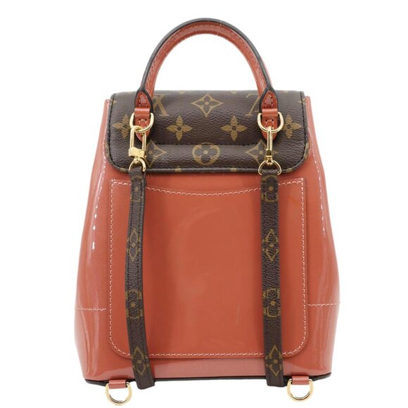 Louis Vuitton  Hot Springs Patent Monogram Backpack Rose Pink - Picture 3 of 13